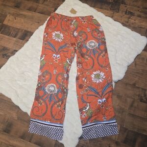 Anthropologie x Victoria Garcia Sparrow Loungewear Boho Wide Leg Pants [Small]